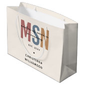 MSNカスタム看護学修士課程 ラージペーパーバッグ (裏面アングル)