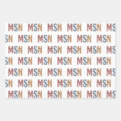 MSN看護学修士課程 ラッピングペーパーシート (正面)