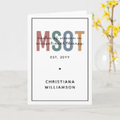 MSOT職業科学の修士セラピー カード (黄色い花)