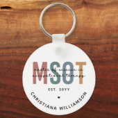 MSOT職業科学の修士セラピー キーホルダー (正面)