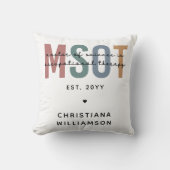 MSOT職業科学の修士セラピー クッション (正面)