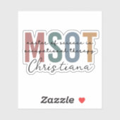 MSOT職業科学の修士セラピー シール (シート)