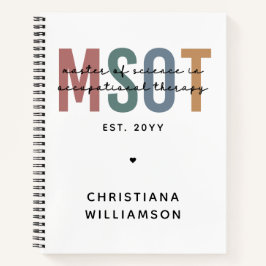 MSOT職業科学の修士セラピー ノートブック