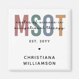 MSOT職業科学の修士セラピー マグネット