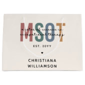 MSOT職業科学の修士セラピー ラージペーパーバッグ (正面)