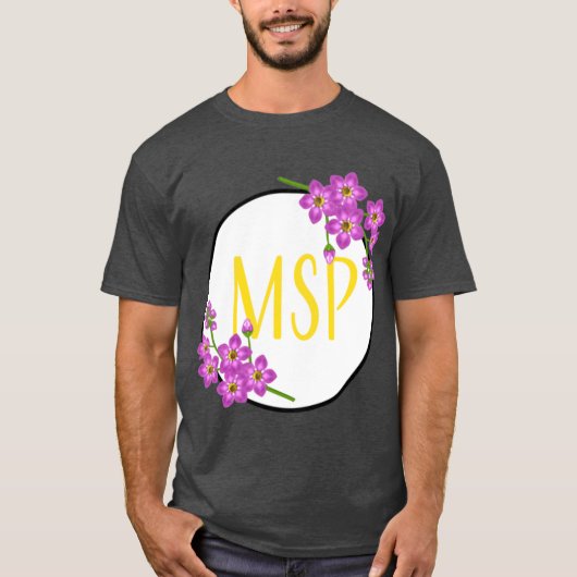MSP パープル Tシャツ (正面)