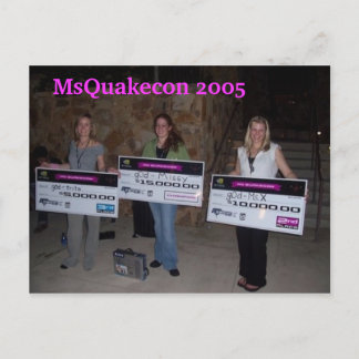MsQuakecon 2005破壊勝利のガールズ ポストカード