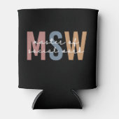 MSWソーシャルワークのマスターレトロ卒業 缶クーラー (正面)