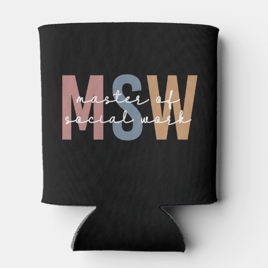 MSWソーシャルワークのマスターレトロ卒業 缶クーラー (裏面)