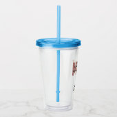 MSW社会カスタム業務修士レトロ卒業 アクリルタンブラー (右)