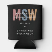 MSW社会カスタム業務修士レトロ卒業 缶クーラー (裏面)