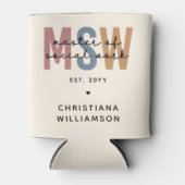 MSW社会カスタム業務修士レトロ卒業 缶クーラー (正面)