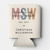 MSW社会カスタム業務修士レトロ卒業 缶クーラー (裏面)