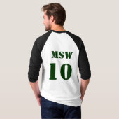 MSW -ソーシャルワーカー Tシャツ (裏面フル)
