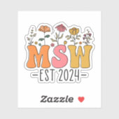 Msw est 2024 シール (シート)
