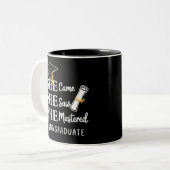 MSW Master’s Degree Master of Social Work Graduate ツートーンマグカップ (正面左)