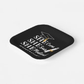 MSW Master’s Degree Master of Social Work Graduate ペーパープレート (傾斜あり)