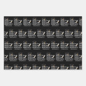 MSW Master’s Degree Master of Social Work Graduate ラッピングペーパーシート (正面)