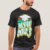 MSW Masters Degree Social Work Worker Graduation 2 Tシャツ (正面)