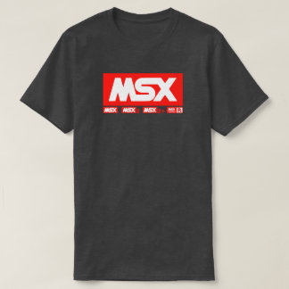 MSX Logo - Vintage Retro Computer Tシャツ