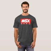 MSX Logo - Vintage Retro Computer Tシャツ (正面フル)