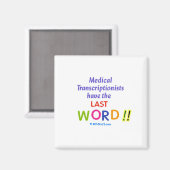 MTが最後の単語を持つ マグネット (正面/裏面)