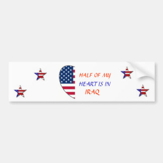 MTのハートの半分、病気バンパー バンパーステッカー