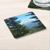 Mtのフード スクエアペーパーコースター (アングル)