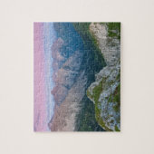 mtの日の出。 lechtaler 4のfalschkogel、 ジグソーパズル (縦)