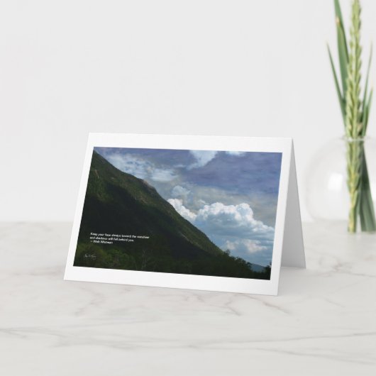 Mtウェブスター: whitmanの引用文カード カード (正面)