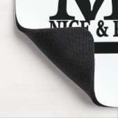 MTスローガンNICEおよび精密な医学研究所の技術 マウスパッド (コーナー)