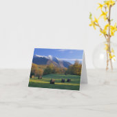 Mtマンズフィールドヴァーモントのメッセージカード カード (黄色い花)