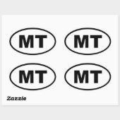 MTモンタナ 楕円形シール (シート)