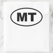 MTモンタナ 楕円形シール (バッグ)