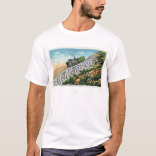 Mtワシントン州のラック式鉄道、ヤコブの梯子 Tシャツ