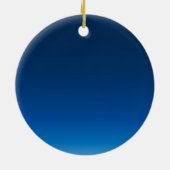 Mt富士の桜の春の日本夜桜 セラミックオーナメント (裏面)