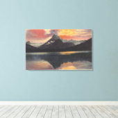 MT氷河国立公園 キャンバスプリント (インサイチュ (ウッドフロア))