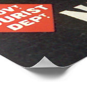 Mt調理師ニュージーランドヴィンテージ旅行ポスター ポスター (角)