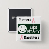 Mt.の空気のような正方形ボタンのための不機嫌 缶バッジ (正面&裏面)