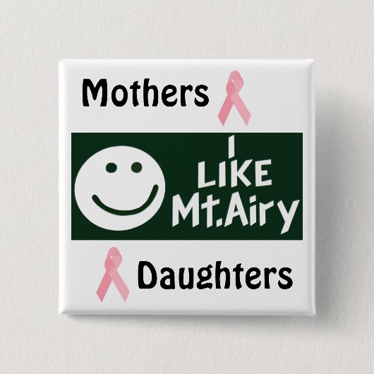 Mt.の空気のような正方形ボタンのための不機嫌 缶バッジ (正面)