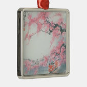 Mt.アリの狭柵で囲まれた列車 メタルオーナメント (右)