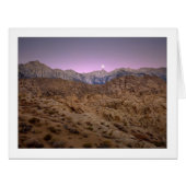 "Mt.ウィットニーのMoonset " (正面横)