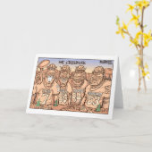 Mt.クラッシュモアのグリーティングカード カード (黄色い花)