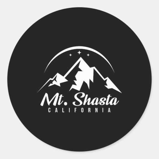 Mt.シャスタカリフォルニアスキーリゾートスキーリゾートスキースノーボードディ ラウンドシール (正面)