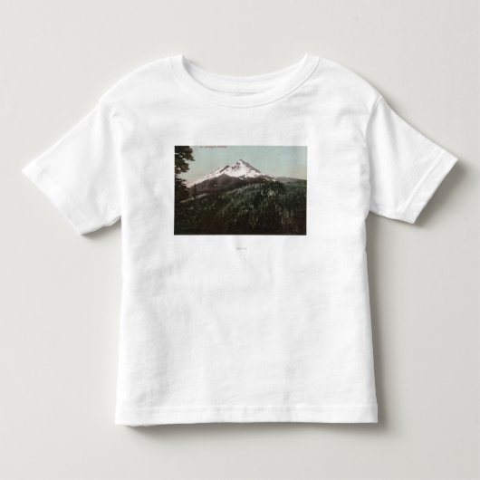 Mt.ジェファーソン、オレゴンの山景色 トドラーTシャツ (正面)