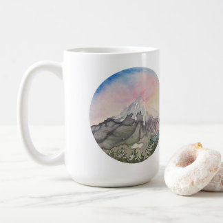 Mt.フードの日の出 コーヒーマグカップ