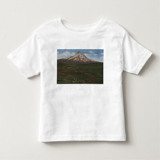 Mt.フード、オレゴン-フード2からの山の眺め トドラーTシャツ (正面)