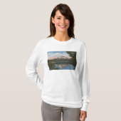 Mt.フード、オレゴン-無くなったからの山の眺め Tシャツ (正面フル)