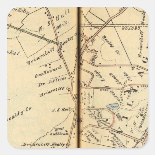 Mt.プレザント，ニューヨーク スクエアシール (正面)