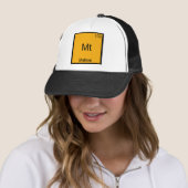 Mt - マティス おもしろ化学元素シンボルTシャツ キャップ (インサイチュ)